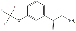 ((1R)-1-[3-(TRIFLUOROMETHOXY)PHENYL]ETHYL)METHYLAMINE Struktur