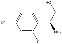 (2S)-2-AMINO-2-(4-BROMO-2-FLUOROPHENYL)ETHAN-1-OL Struktur