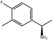 (1R)-1-(4-FLUORO-3-METHYLPHENYL)ETHAN-1-AMINE Struktur