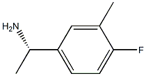 (S)-1-(4-Fluoro-3-methylphenyl)ethanamine Struktur