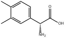 (2R)-2-AMINO-2-(3,4-DIMETHYLPHENYL)ACETIC ACID Struktur