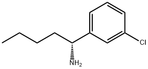 (1R)-1-(3-CHLOROPHENYL)PENTAN-1-AMINE Struktur