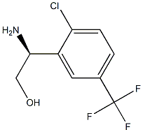 (2S)-2-AMINO-2-[2-CHLORO-5-(TRIFLUOROMETHYL)PHENYL]ETHAN-1-OL Struktur