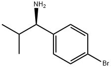 (1R)-1-(4-BROMOPHENYL)-2-METHYLPROPYLAMINE Struktur