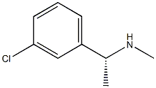 [(1R)-1-(3-CHLOROPHENYL)ETHYL](METHYL)AMINE Struktur