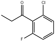 1-(2-CHLORO-6-FLUOROPHENYL)PROPAN-1-ONE Struktur