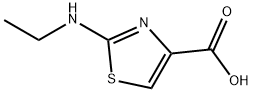 2-(ethylamino)-1,3-thiazole-4-carboxylic acid Struktur