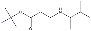 tert-butyl 3-[(3-methylbutan-2-yl)amino]propanoate Struktur