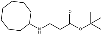 tert-butyl 3-(cyclooctylamino)propanoate Struktur