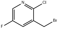 3-(bromomethyl)-2-chloro-5-fluoropyridine Struktur