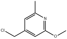 4-(Chloromethyl)-2-methoxy-6-methylpyridine, 1227595-34-7, 結(jié)構(gòu)式