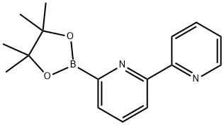 6-(4,4,5,5-tetramethyl-1,3,2-dioxaborolan-2-yl)-2,2'-bipyridine Struktur