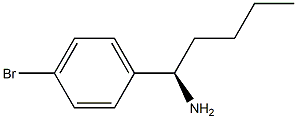 (1R)-1-(4-BROMOPHENYL)PENTYLAMINE Struktur