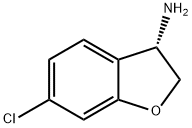 3S-6-Chloro-2,3-dihydro-benzofuran-3-ylamine Struktur