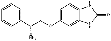 (R)-5-(2-amino-2-phenylethoxy)-1H-benzo[d]imidazol-2(3H)-one Struktur