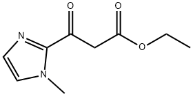 ethyl 3-(1-methyl-1H-imidazol-2-yl)-3-oxopropanoate Struktur