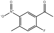 1-(2-Fluoro-4-methyl-5-nitro-phenyl)-ethanone Struktur