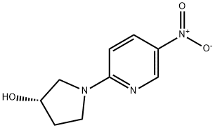 (S)-1-(5-Nitropyridine-2-yl)pyrrolidine-3-ol Struktur