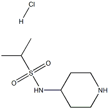 N-(Piperidin-4-yl)propane-2-sulfonamidehydrochloride Struktur