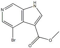 Methyl 4-bromo-6-azaindole-3-carboxylate Struktur