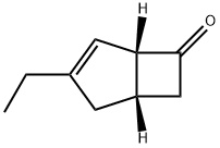 (1S,5R)-3-ethyl-Bicyclo[3.2.0]hept-3-en-6-one Struktur