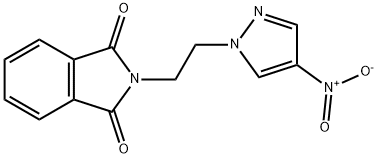 2-[2-(4-nitro-1H-pyrazol-1-yl)ethyl]-2,3-dihydro-1H-isoindole-1,3-dione Struktur