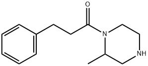 1-(2-methylpiperazin-1-yl)-3-phenylpropan-1-one Struktur