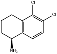 (1S)-5,6-DICHLORO-1,2,3,4-TETRAHYDRONAPHTHYLAMINE Struktur