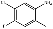 5-Chloro-4-fluoro-2-methylaniline Struktur