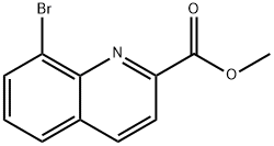 8-Bromo-quinoline-2-carboxylic acid methyl ester Struktur