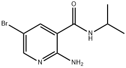 2-Amino-5-Bromo-N-Isopropylnicotinamide Struktur