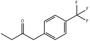 1-[4-(TRIFLUOROMETHYL)PHENYL]BUTAN-2-ONE Struktur