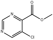 Methyl 5-chloropyrimidine-4-carboxylate Struktur