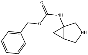 Benzyl 3-azabicyclo[3.1.0]hexan-1-ylcarbamate Struktur