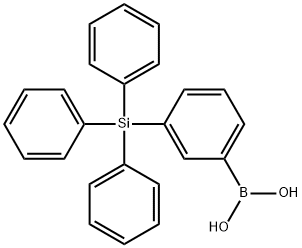 3-(triphenylsilyl)phenylboronic acid Struktur