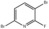 3,6-Dibromo-2-fluoropyridine Struktur