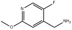 (5-Fluoro-2-methoxypyridin-4-yl)methanamine Struktur