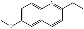 2 -Ethyl-6-methoxy-quinoline Struktur