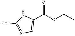 Ethyl 2-chloro-1H-imidazole-5-carboxylate Struktur