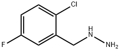 (2-chloro-5-fluorobenzyl)hydrazine Struktur