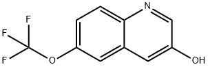 3-HYDROXY-6-(TRIFLUOROMETHOXY)QUINOLINE Struktur