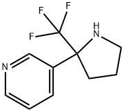 3-(2-(TRIFLUOROMETHYL)PYRROLIDIN-2-YL)PYRIDINE Struktur