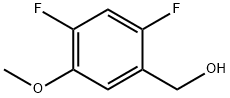 (2,4-DIFLUORO-5-METHOXY-PHENYL)-METHANOL Struktur