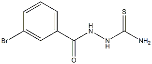 [(3-bromobenzoyl)amino]thiourea Struktur