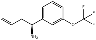 (1S)-1-[3-(TRIFLUOROMETHOXY)PHENYL]BUT-3-ENYLAMINE Struktur