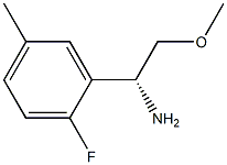 (1R)-1-(2-FLUORO-5-METHYLPHENYL)-2-METHOXYETHYLAMINE Struktur