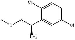 (1R)-1-(2,5-DICHLOROPHENYL)-2-METHOXYETHYLAMINE Struktur