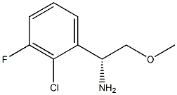 (1R)-1-(2-CHLORO-3-FLUOROPHENYL)-2-METHOXYETHYLAMINE Struktur