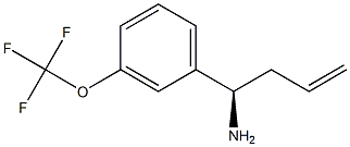 (1R)-1-[3-(TRIFLUOROMETHOXY)PHENYL]BUT-3-ENYLAMINE Struktur