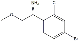 (1R)-1-(4-BROMO-2-CHLOROPHENYL)-2-METHOXYETHYLAMINE Struktur